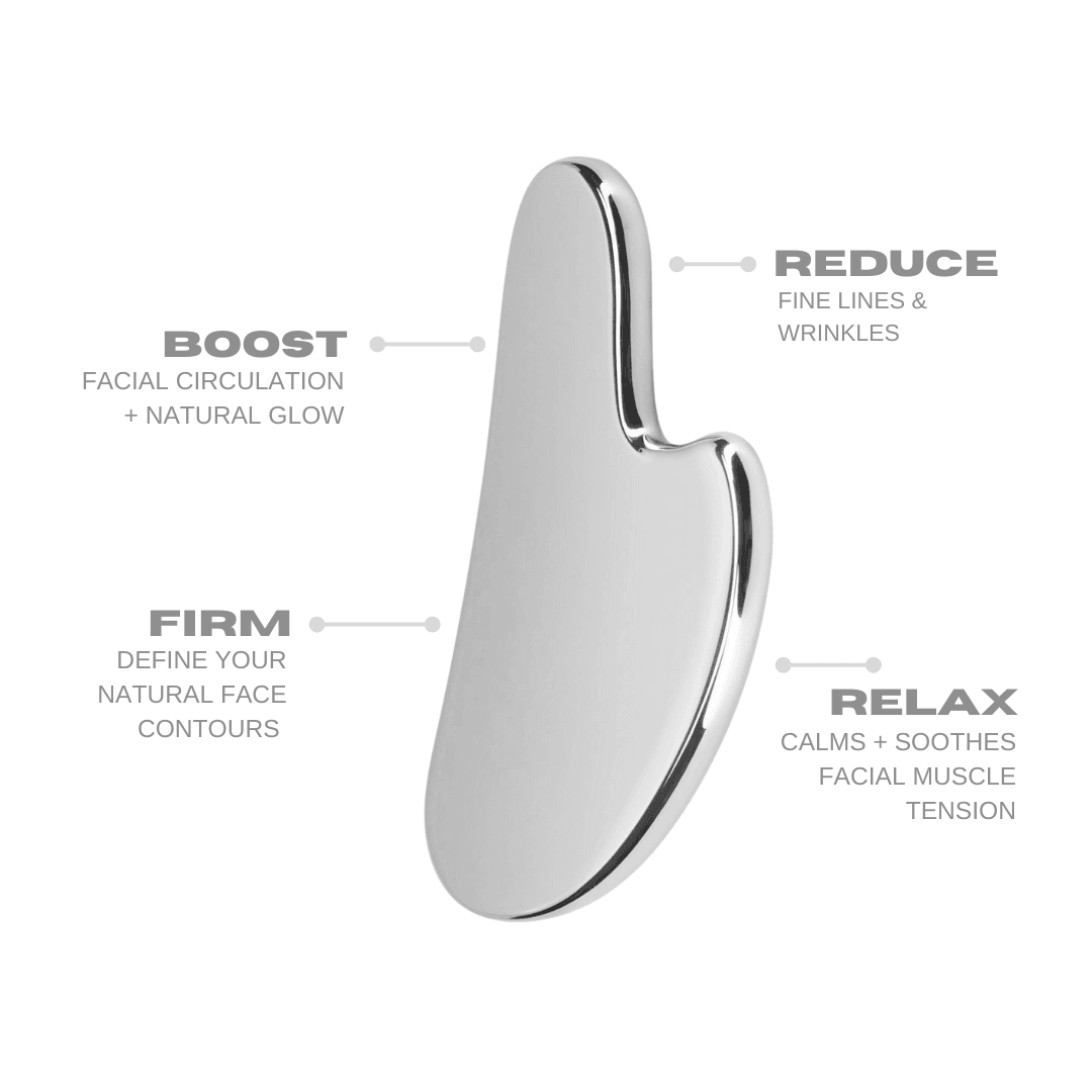 Stainless Steel Gua Sha Tool - Natur Kosmetikk - naturkosmetikk.co.uk