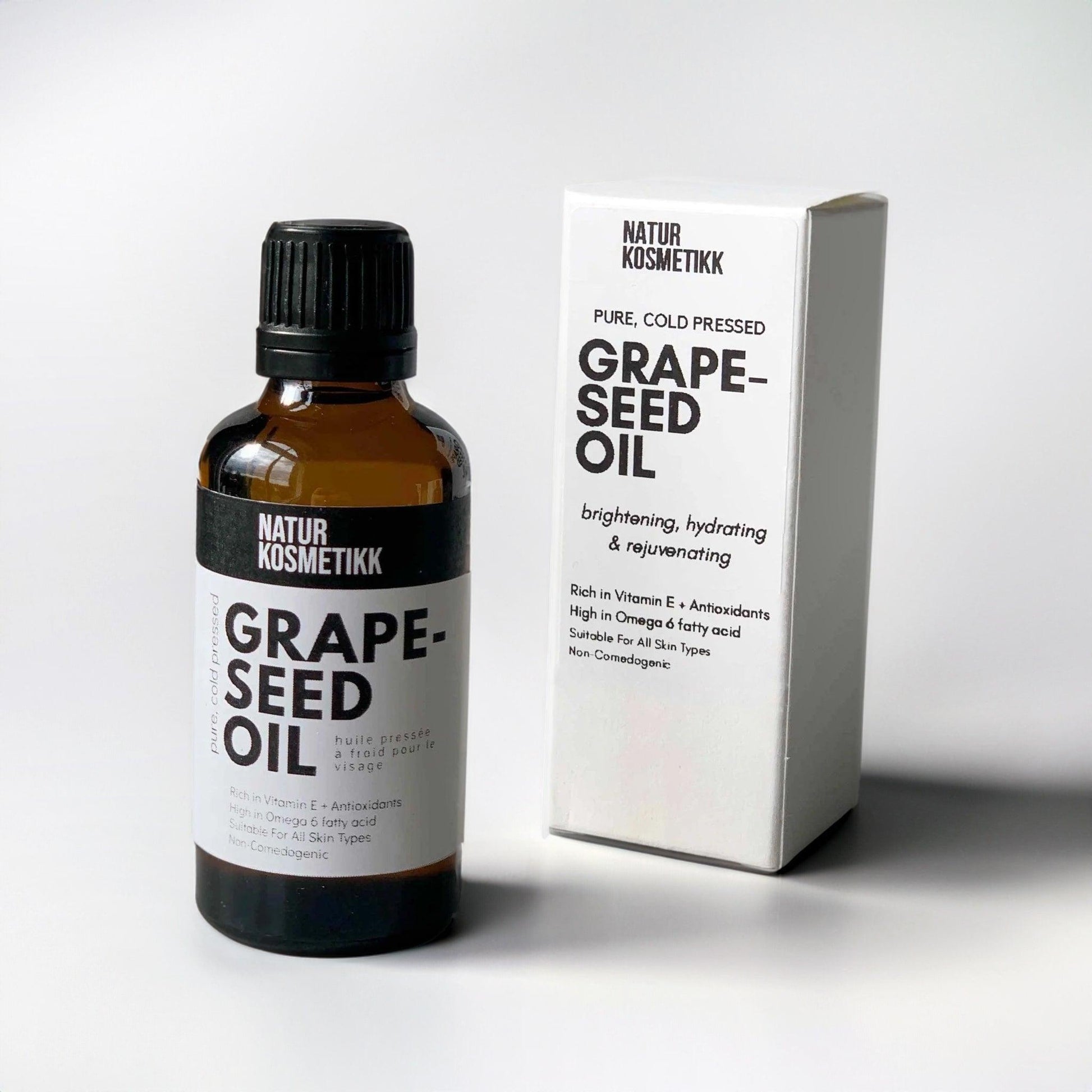 Pure, Cold Pressed Grapeseed Oil - Natur Kosmetikk - naturkosmetikk.co.uk